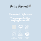 OLIVIA ROCCO Women's Grey Cotton Pyjama Set With Lazy Sloth Design, Long Sleeve Sleepwear For Her, Comfortable Nightwear