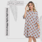 OLIVIA ROCCO Ladies Highland Cow Cream Baggy Nightdress Oversized T Shirt Nightshirt 100 Percent Cotton Short Sleeve Lounging