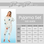 OLIVIA ROCCO Womens Soft Fleece Pyjama Set With Long Sleeve Penguins And Polar Bears Print Warm Cozy Loungewear Sleepwear For Ladies