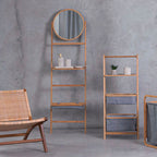 Carrick Ladder Towel Rack With Mirror