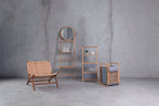 Carrick Ladder Towel Rack With Mirror