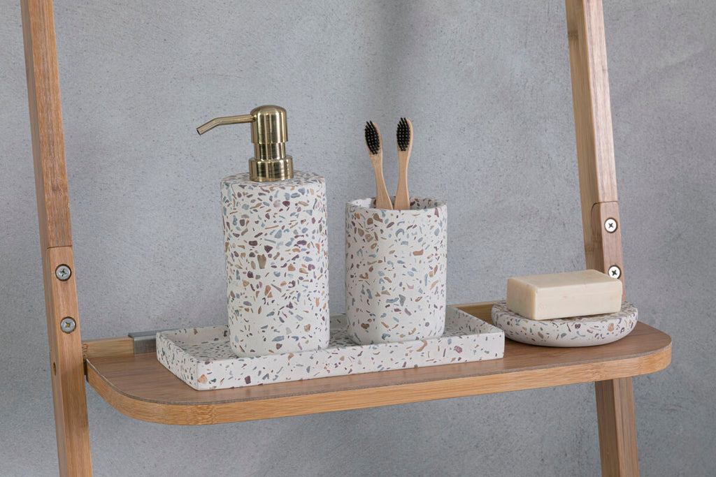 Terrazzo Effect Soap Dish | Mozie